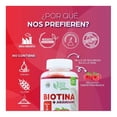 thumbnail image 2 of Suplemento alimenticio Olnatura Just biotina + arándano sabor frambuesa 120 gomitas de 3.3 g c/u, 2 of 4
