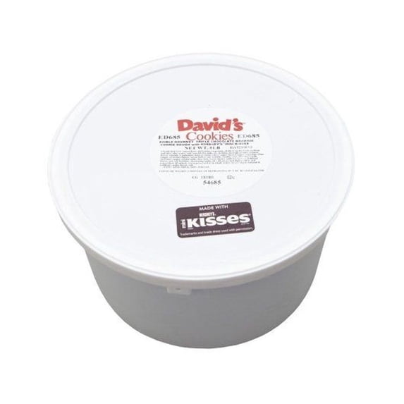 Davids Triple Chocolate Edible Cookie Dough, 8 Pound -- 2 per case