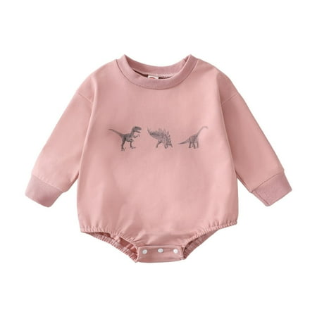 

ZIZOCWA Baby Girl Knit Jumpsuit Boys Girls Long Sleeve Cartoon Printed Pullover Romper Sweatshirt Bodysuits Girl Leotard Ballet Sequined Body Suit Bal Red70