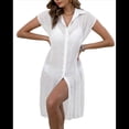thumbnail image 3 of Vestido Camisero con Botones para Mujer, Traje de Baño Talla Única, 3 of 10