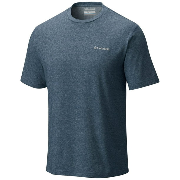 Columbia Thistletown - Camiseta técnica básica para hombre, color azul, XL Columbia Camiseta básica