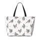 thumbnail image 2 of Fotbe Funny Chicken Bolsa de Viaje para Playa - Resistente al Agua, Bolsa Tote de Gran Capacidad y Ligera con 7 Bolsillos para Mujeres y Hombres, 2 of 7