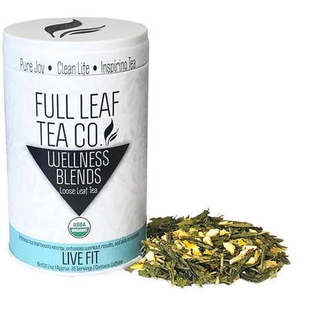 Organic Live Fit Tea | Energy, Fitness, Recovery | Loose Leaf Tea 2oz