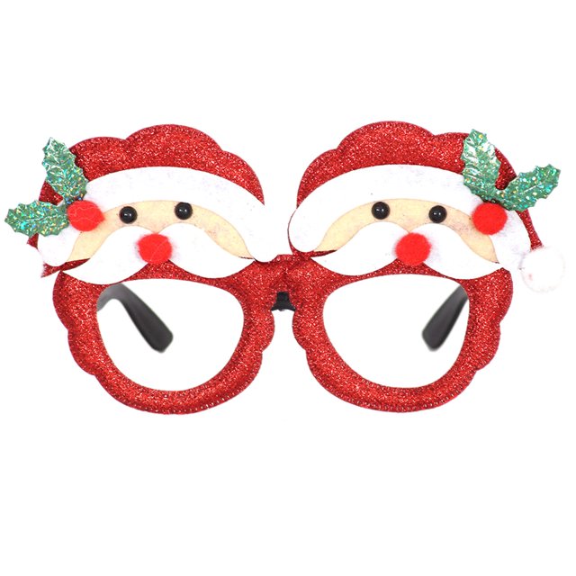 Honganda Decorative Glasses, Christmas Tree Shaped Eyewear Cosplay Tools
