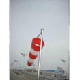 thumbnail image 2 of Outdoor Windsock, Wind Direction Indicator In Red And White 150x30x15cm. Suspension Swivel, Weatherproof, Wind Direction Indicator - Pengj, 2 of 5
