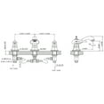 thumbnail image 4 of 19.5-in. W CUPC Oval Bathroom Undermount Sink Set In Biscuit - Chrome Hardware - Overflow Drain Incl. AI-26001, 4 of 9