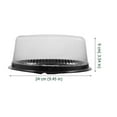 thumbnail image 3 of EIGTHTAIL 10 Pcs Cake Box Server with Dome Cover Cheesecake Birthday Disposable Thicken Plastic, 3 of 6