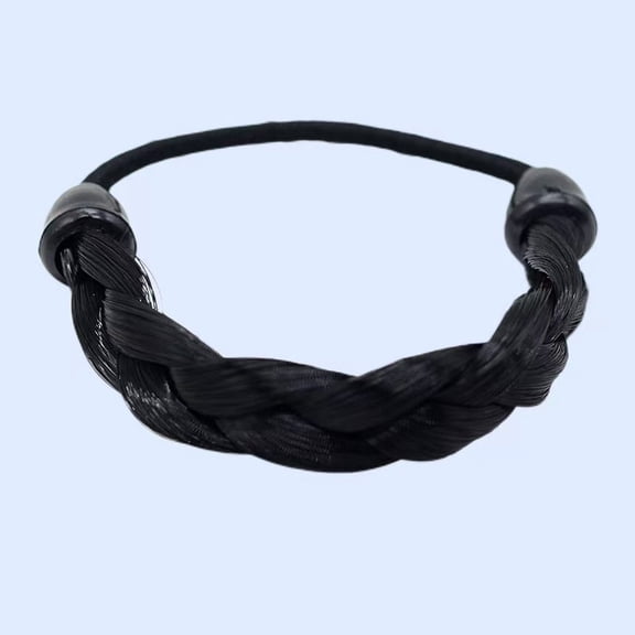 XmhyTop 2 Piece Pack Tonytail Ponytail Wrap, Synthetic Hair Design That Blends Like Your Own Hair, Easy-to-Wrap Style for Natural Ponytail Enhancement, Black B