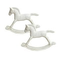 thumbnail image 4 of 2 estatuas de caballo mecedor, adornos, regalo de cumpleaños, figuras decorativas artísticas para dormitorio, escritorio, mesa, centro de mesa,, 4 of 9