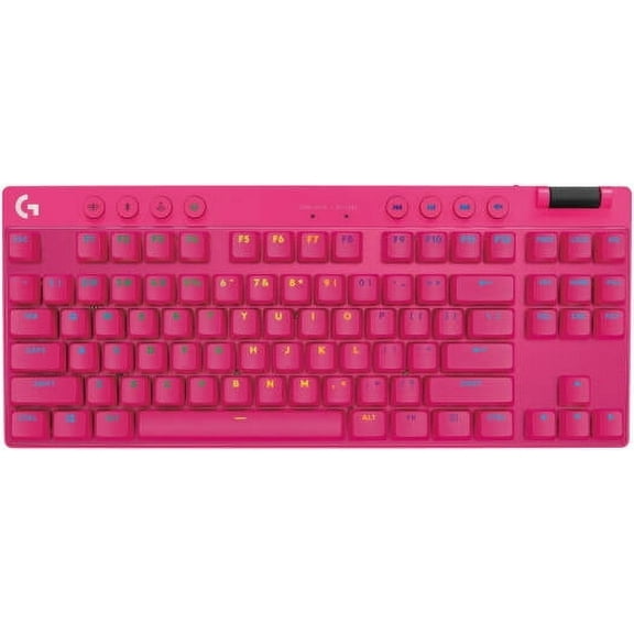 Restored Logitech PRO X TKL LIGHTSPEED Wireless Mechanical Tactile Switch Gaming Keyboard (Refurbished)