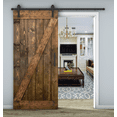 thumbnail image 1 of Essencaliy 38in x84in Solid Wood Barn Door, Made-in-USA Farmhouse Interior Sliding Barn Door With 6.58ft Barndoor Hardware Kit (DIY), 1 of 5