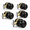 Matte Black-5 Pack, variant on Matte Black 10 Pack Round Ball Keyless Interior Door Knobs For Bedroom Bathroom