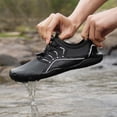 thumbnail image 6 of lnmuld Men Women Barefoot Shoes, Breathable Mesh Shoes for Water Yoga Fitness Hiking Color:Black,Size:5.5, 6 of 8
