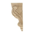 thumbnail image 4 of 12-1/2 in. x 5-1/8 in. x 5-3/8 in. Unfinished Medium Hand Carved North American Solid Red Oak Acanthus Leaf Wood Corbel, 4 of 6