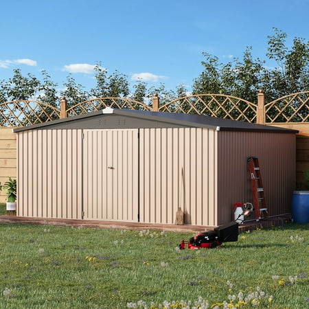 Yodolla 14-Foot by 12-Foot Outdoor Storage Shed
