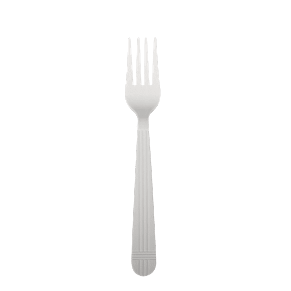 Karat Polypropylene Premium Extra Heavy Weight Disposable Forks, White, 1000 Count