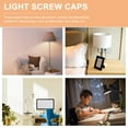 thumbnail image 3 of UPGRATOR 6Pcs Light Fixture Finial Ball Shape Metal Decoration for Table Lamps, 3 of 7
