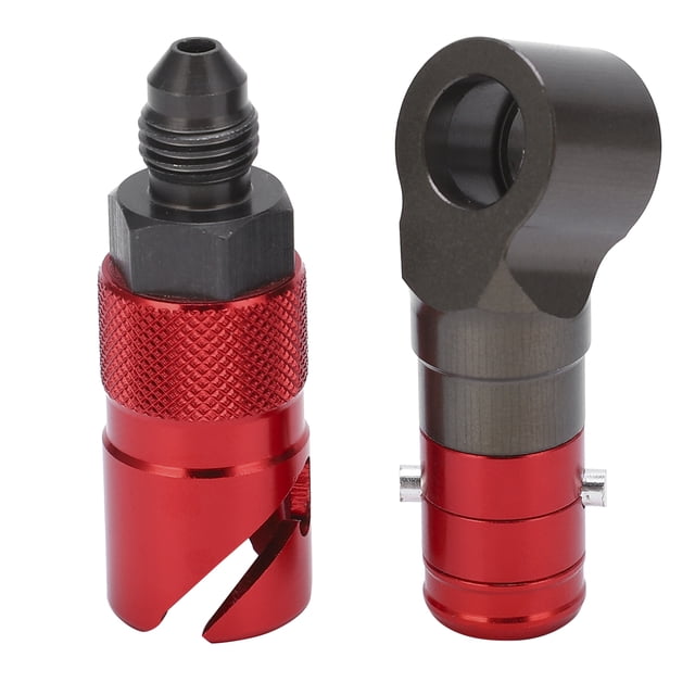 Spptty Brake Line Coupling,Brake Line Quick Release Connect Adapter Fitting Curved Universal for Oil Fuel Fluid Hose,Oil Line Quick Release Connector