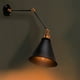 thumbnail image 3 of E27 Lámpara de pared industrial Lámpara de pared con brazo giratorio ajustable Lámpara de pared de dormitorio vintage Lámpara de noche Ormromra 2035918-1, 3 of 8