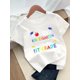 thumbnail image 1 of Girls' "It'S Been a Long Kindergarten, It'S Been Fun! Look Out 1st Grade Here I Come!" T-Shirt - Casual Round Neck Summer Top with Graduation Cap & Apple Design, Perfect for Back to Sc, 1 of 7