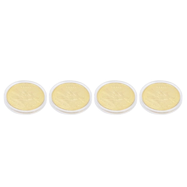 Regalo de monedas conmemorativas, juego de 4 monedas conmemorativas Colección de monedas conmemorativas Juego de monedas conmemorativas construido para durar