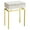 Beige and Gold, variant on Accent Table Side End Nightstand Lamp Bedroom Metal Beige Marble Look