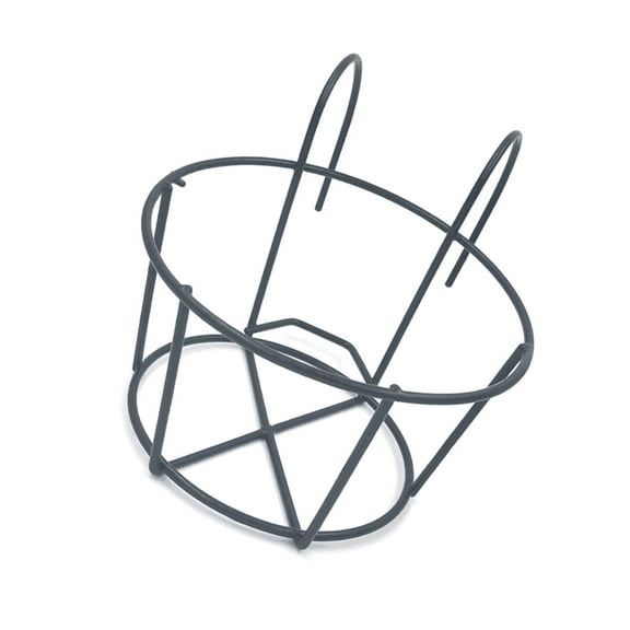 SOPOTUTU Black Metal Flowerpot Stand Plant Shelf Indoor Outdoor Plant Holder for Decor