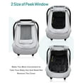 thumbnail image 5 of Baby Car Seat Cover for Summer,100% Organic Cotton Carseat Cover for Babies,Infant Car Seat Cover Canopy for Boys& Girls, Lightweight & Breathable (Gray), 5 of 8