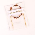 thumbnail image 4 of Coofit Birthday Cake Topper Novelty Rattan Wreath Cake Stick Cake Decoration with Light, 4 of 8