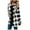 White Cardigan Coats for Women, variant on USSUMA Women's Open Front Cardigan Buffalo Plaid Shirt Kimono Cardigan Sweater Jacket Coats