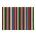 thumbnail image 1 of Cinco de Mayo Cutting Board, Mexican Serape Colorful Stripes Vertical Lines Latino Design Illustration, Decorative Tempered Glass Cutting and Serving Board, in 3 Sizes, by Ambesonne, 1 of 2
