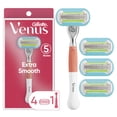 thumbnail image 1 of Recambios para Razor Gillette Venus, extra suave, rosa, con 4 hojas, 1 of 6
