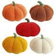 thumbnail image 2 of 30cm Pumpkin Plush Pillow Home Decorative Cushion Halloween Harvest Festival Thanksgiving Atmosphere Decorations(Red), 2 of 9