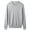 Light grey, variant on Men's V-neck sweater long sleeved warm and comfortable knit sweater