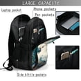 thumbnail image 4 of Balery Tropical Parrot Floral Artwork Mochila con carga USB para hombre y mujer - Mochila impermeable y antirrobo para portátil con puerto USB para viajes, trabajo, estudios y universidad, 4 of 7