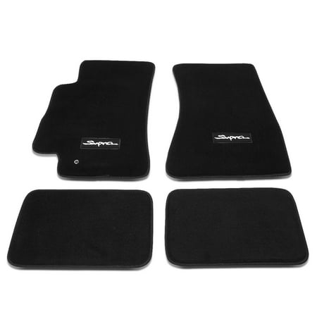 NRG Innovations FMR -300 For 1993 to 1998 toyota Supra 4Pcs Floor Mat Liner Pads Carpet (Front+Rear) 94 95 96 (Best Looking Toyota Supra)