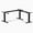 Matte Black, variant on Desky Sit Stand L-Shape Desk Frame - Matte Black