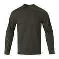 thumbnail image 2 of DPTALR George Men's Drying Loose Fitting Sports Fashion Long Sleeved Round Neck Top,shirt,Dark Gray,Big and Tall Men XXXL, 2 of 7