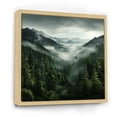 thumbnail image 2 of Designart "Canadian Mystic Wilderness: Pine Forest" Forest Floater Framed Canvas Prints, 2 of 5