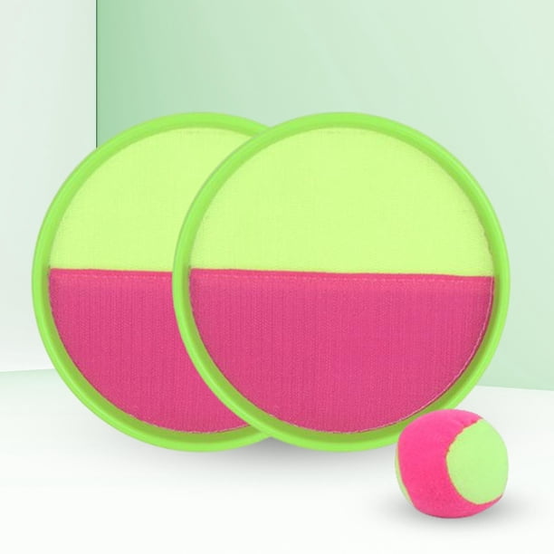 Juego de Lanzar Pelotas CUTICAT con 2 Paletas y 1 Pelota Verde