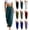 40# Dark Blue, variant on Women's Summer Harem Pants Casual Elastic Waist Flowy Loose Fit Yoga Pants Drawstring Lightweight Loungewear Jogger Pants Black L