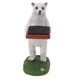 thumbnail image 1 of Présentoir de montre en résine fait à la main, figurine décorative pour la maison, ours polaire, 1 of 4