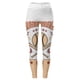 thumbnail image 3 of Gibobby Leggings con Forro Polar para Mujer Mallas cómodas con estampado de béisbol de para mujer, mallas deportivas de Yoga con Control para mujer(Beige,M), 3 of 5