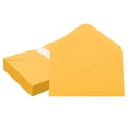 thumbnail image 1 of Invitation Envelopes, Greeting Card Envelopes V-Flap Design for Weddings and Special Occasions Dark Golden Yellow, 1 of 7