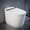White, variant on WinZo Smart Toilet,Modern Smart Toilet with Bidet Built In with Foot Sensor,Tankless Toilets Auto Open/Close Lid with Dryer,ADA Comfort Height Heat Seat,Instant Warm Water,Power Outage and Flush Grey