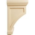 thumbnail image 3 of Ekena Millwork 4 1/4"W x 4 1/4"D x 7"H Fluted Mission Corbel, Maple, 3 of 4