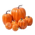 thumbnail image 1 of 7 piezas de adorno de calabaza Artificial, modelo de calabaza de simulación, decoración para manualidades vegetales artificiales, artesanía para mesa, 1 of 8