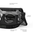 thumbnail image 6 of UAG Microsoft Surface Pro 1st Edition 12" Case - Rugged Protective Cover with Multi-angle Built-in Kickstand Pen Holder Hand Strap & Shoulder Strap, Plasma Ice/Black, 6 of 9