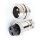 thumbnail image 5 of Conector de Aviación de 2 Pines 1 Juego GX16 2 Pines Tipo de Tornillo Conector de Enchufe de Aviación Eléctrico Conector de Cable de Metal del Panel ANGGREK Otros, 5 of 8