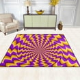 thumbnail image 3 of Coolnut Hypnotic Spiral Trippy Circle Area Rug, 4'x5' Pet & Child Friendly Carpet for Living Room Bedroom Dining Room,Indoor Outdoor Soft Rug Washable Non Slip Comfortable Area Rug, 3 of 6